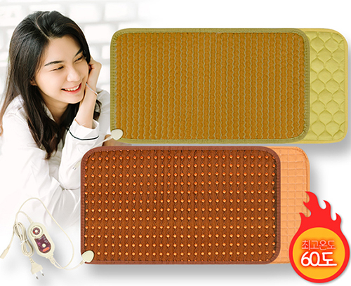 황토볼 원적외선 온열 전기 찜질매트_썸네일
