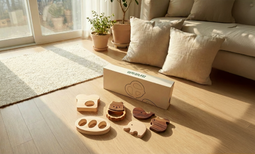 [나무속자연공작소] 원목 유아완구 종합세트_썸네일